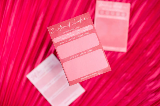 Emotional Check In Notepad